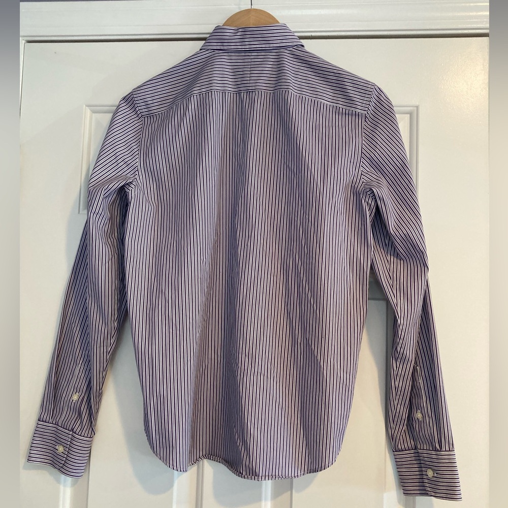 Lauren Ralph Lauren Non—Iron Striped Buttons Down Shirt XS - Picture 3 of 12